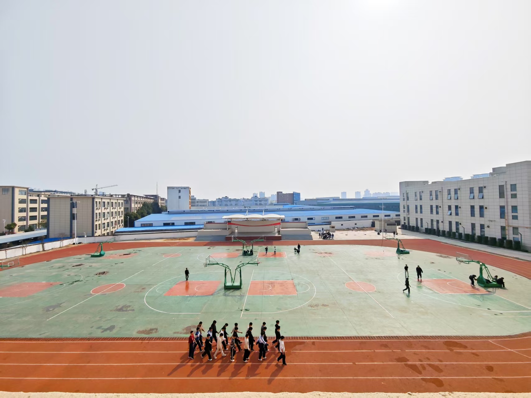 操场美景